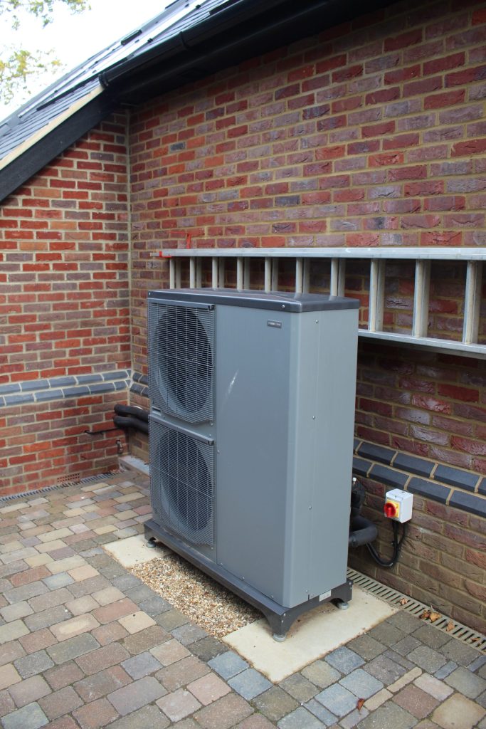 Air source heat pump outside unit