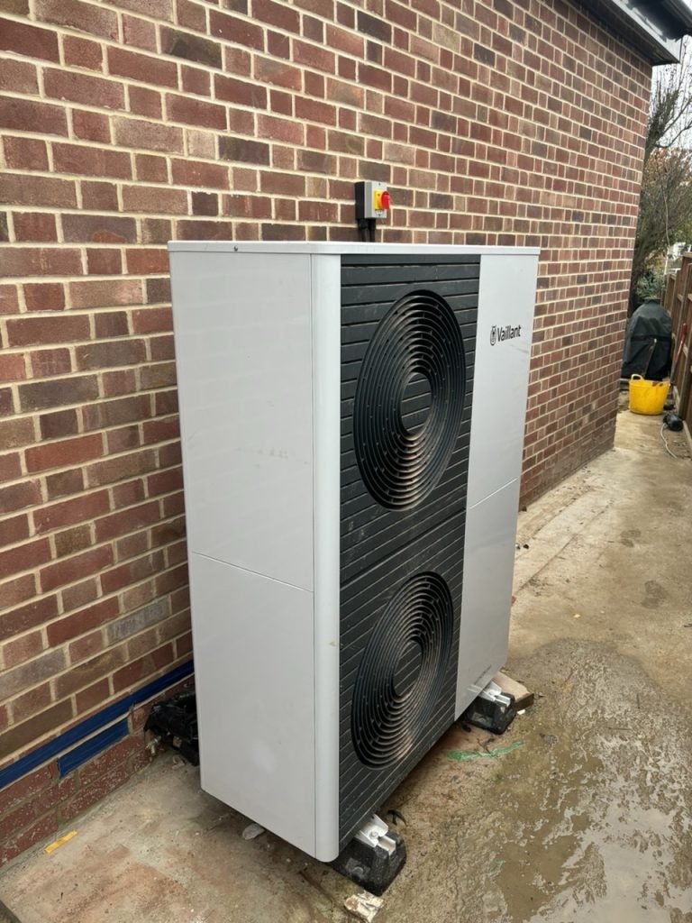 A Vaillant Air Source Heat Pump